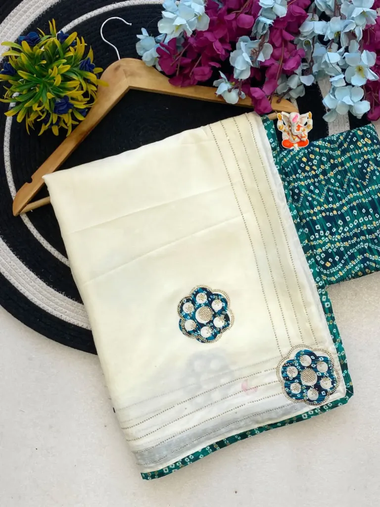 Rayon Bandhani Print (Red)